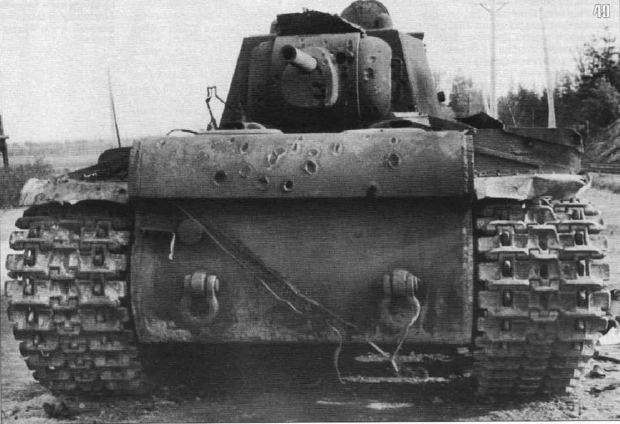 Танк Кв 1 против 22 немецких танка