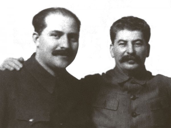 Лазарь Каганович и Иосиф Сталин